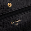 Chanel Wallet on Chain WOC Caviar Leder Schwarz GHW