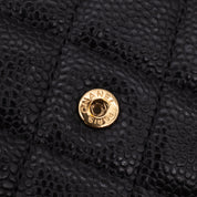 Chanel Wallet on Chain WOC Caviar Leder Schwarz GHW