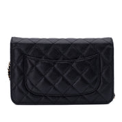 Chanel Wallet on Chain WOC Caviar Leder Schwarz GHW