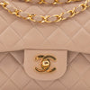 Chanel Classic Double Flag Bag Small Beige Lammleder 24k GHW