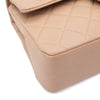 Chanel Classic Double Flag Bag Small Beige Lammleder 24k GHW