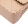 Chanel Classic Double Flag Bag Small Beige Lammleder 24k GHW