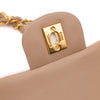 Chanel Classic Double Flag Bag Small Beige Lammleder 24k GHW