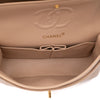 Chanel Classic Double Flag Bag Small Beige Lammleder 24k GHW