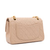 Chanel Classic Double Flag Bag Small Beige Lammleder 24k GHW