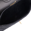 Chanel Classic Double Flap Bag Medium Satin Dunkelblau 24k GHW