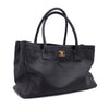 Chanel Executive Cerf Medium Kalbsleder Schwarz 24k GHW