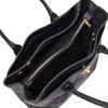 Chanel Executive Cerf Medium Kalbsleder Schwarz 24k GHW