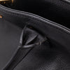Chanel Executive Cerf Medium Kalbsleder Schwarz 24k GHW
