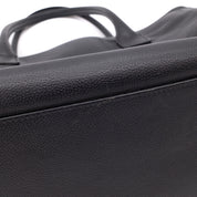 Chanel Executive Cerf Medium Kalbsleder Schwarz 24k GHW