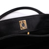 Chanel Executive Cerf Medium Kalbsleder Schwarz 24k GHW