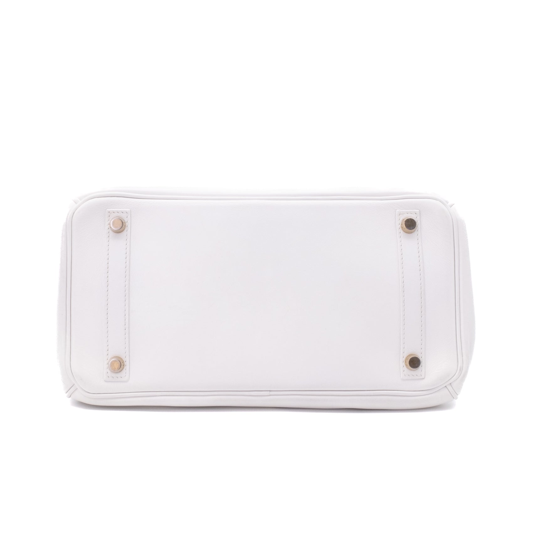 Hermès Birkin 30 Swift Leder Blanc Retourne GHW