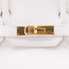 Hermès Birkin 30 Swift Leder Blanc Retourne GHW