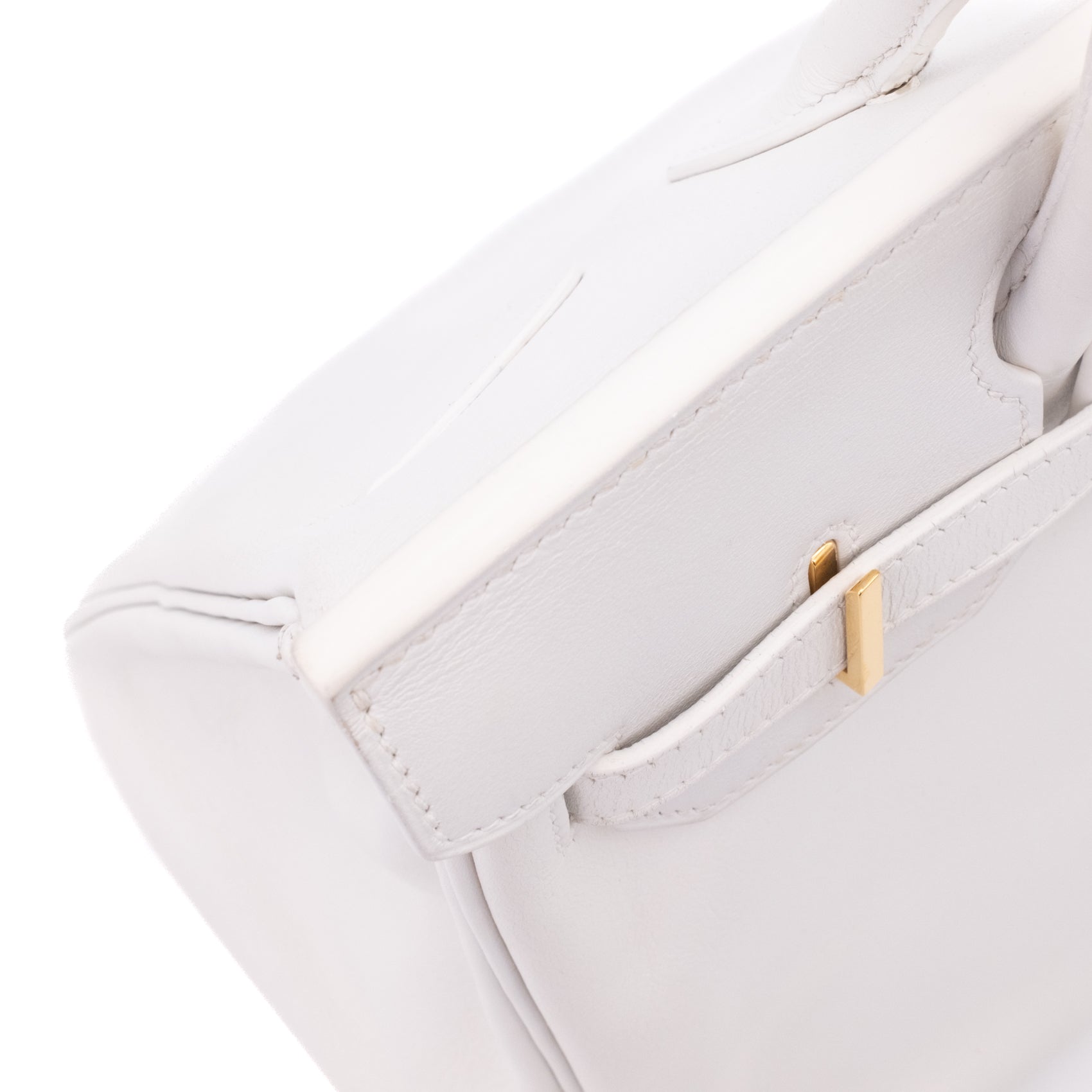 Hermès Birkin 30 Swift Leder Blanc Retourne GHW