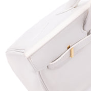 Hermès Birkin 30 Swift Leder Blanc Retourne GHW