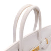Hermès Birkin 30 Swift Leder Blanc Retourne GHW