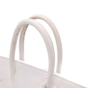 Hermès Birkin 30 Swift Leder Blanc Retourne GHW