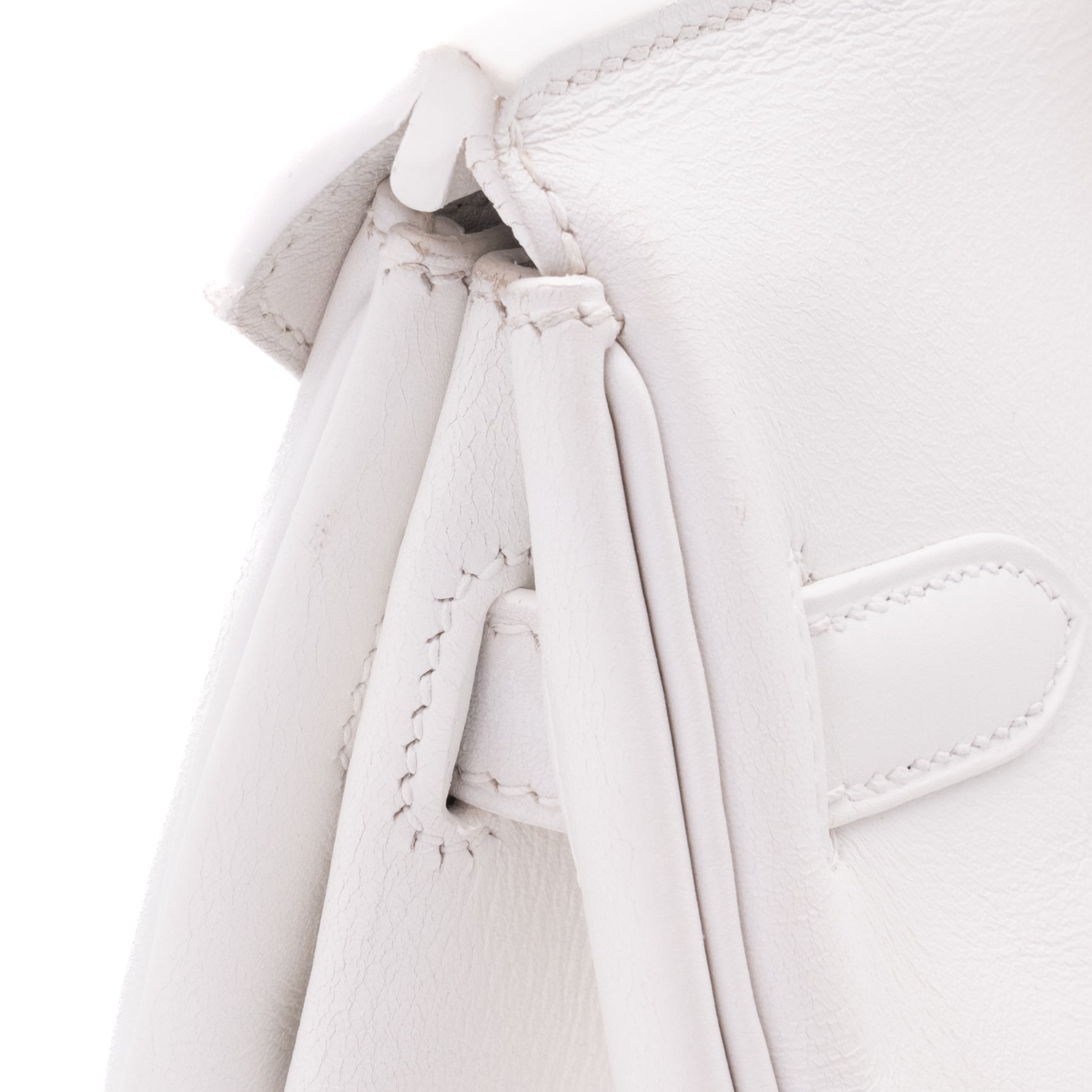 Hermès Birkin 30 Swift Leder Blanc Retourne GHW