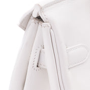Hermès Birkin 30 Swift Leder Blanc Retourne GHW