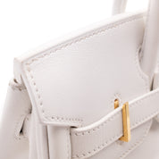 Hermès Birkin 30 Swift Leder Blanc Retourne GHW