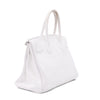 Hermès Birkin 30 Swift Leder Blanc Retourne GHW