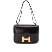 Hermès Constance 23 Chocolate Braun Boxcalf Leder GHW