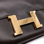 Hermès Constance 23 Chocolate Braun Boxcalf Leder GHW