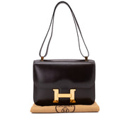Hermès Constance 23 Chocolate Braun Boxcalf Leder GHW