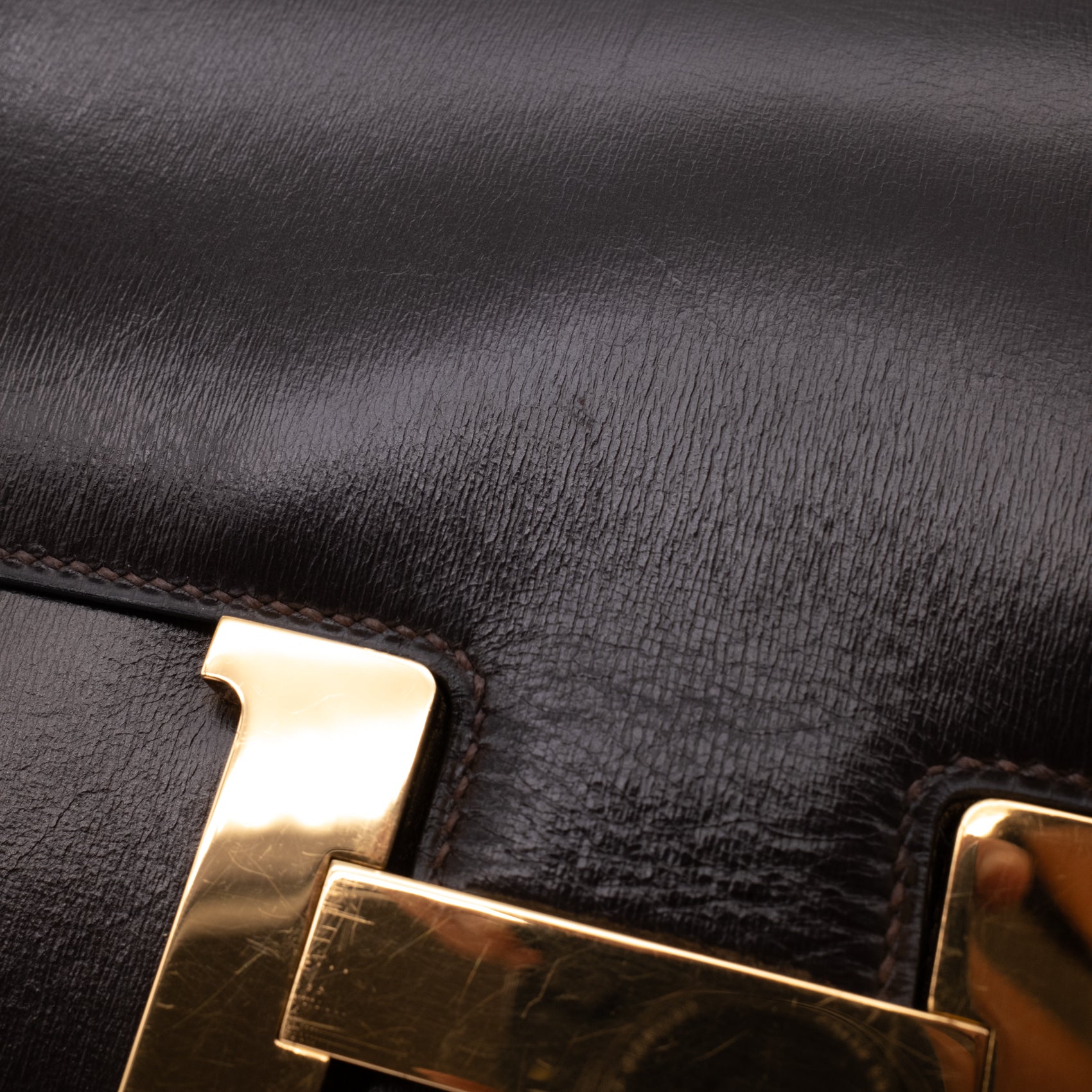 Hermès Constance 23 Chocolate Braun Boxcalf Leder GHW