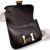 Hermès Constance 23 Chocolate Braun Boxcalf Leder GHW