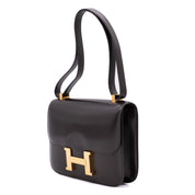 Hermès Constance 23 Chocolate Braun Boxcalf Leder GHW