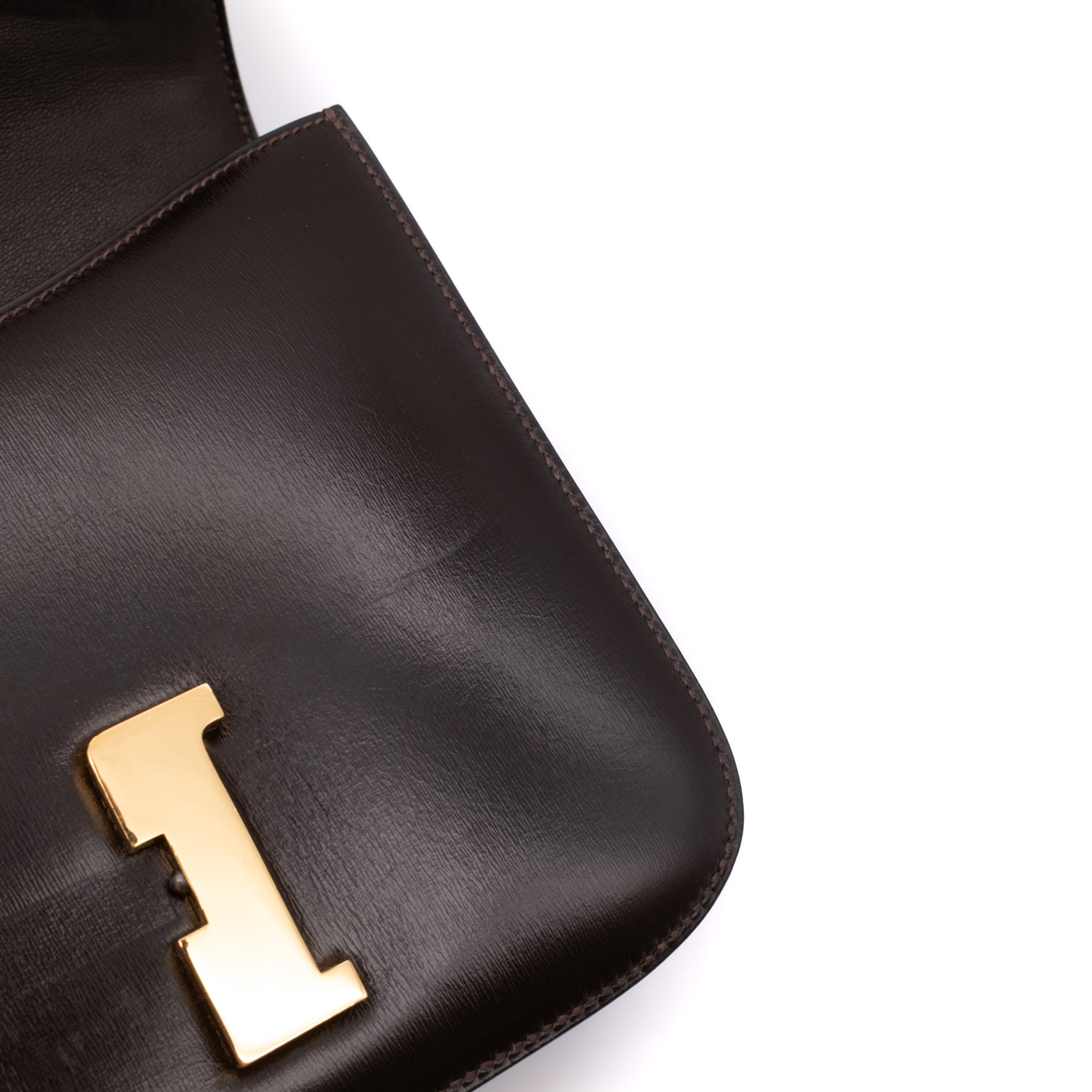 Hermès Constance 23 Chocolate Braun Boxcalf Leder GHW