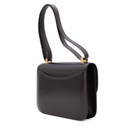 Hermès Constance 23 Chocolate Braun Boxcalf Leder GHW