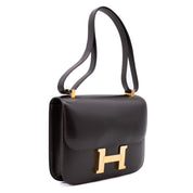 Hermès Constance 23 Chocolate Braun Boxcalf Leder GHW