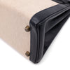Hermès Kelly 28 Etoile Canvas Boxcalf Beige Dunkelblau Retourne GHW