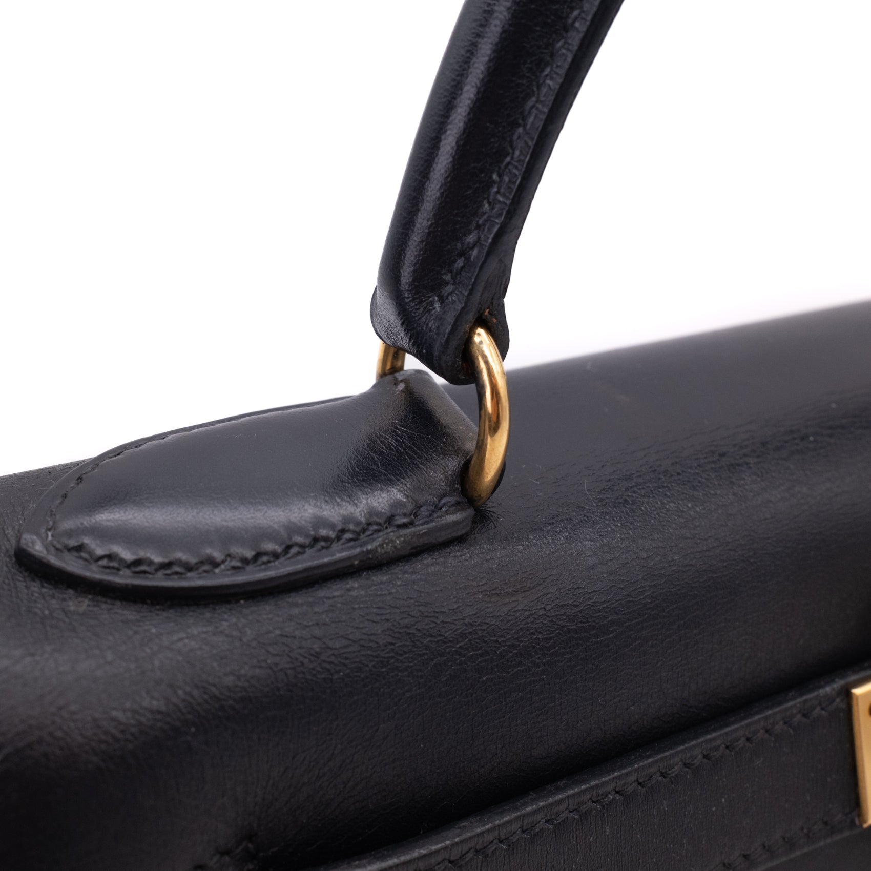 Hermès Kelly 28 Etoile Canvas Boxcalf Beige Dunkelblau Retourne GHW