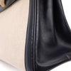 Hermès Kelly 28 Etoile Canvas Boxcalf Beige Dunkelblau Retourne GHW