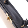 Hermès Kelly 28 Etoile Canvas Boxcalf Beige Dunkelblau Retourne GHW