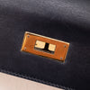 Hermès Kelly 28 Etoile Canvas Boxcalf Beige Dunkelblau Retourne GHW