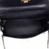 Hermès Kelly 28 Etoile Canvas Boxcalf Beige Dunkelblau Retourne GHW