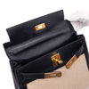 Hermès Kelly 28 Etoile Canvas Boxcalf Beige Dunkelblau Retourne GHW