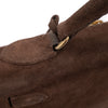 Hermès Kelly 28 Sellier Wildleder Veau Doblis Noisette Dunkelbraun GHW