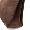 Hermès Kelly 28 Sellier Wildleder Veau Doblis Noisette Dunkelbraun GHW
