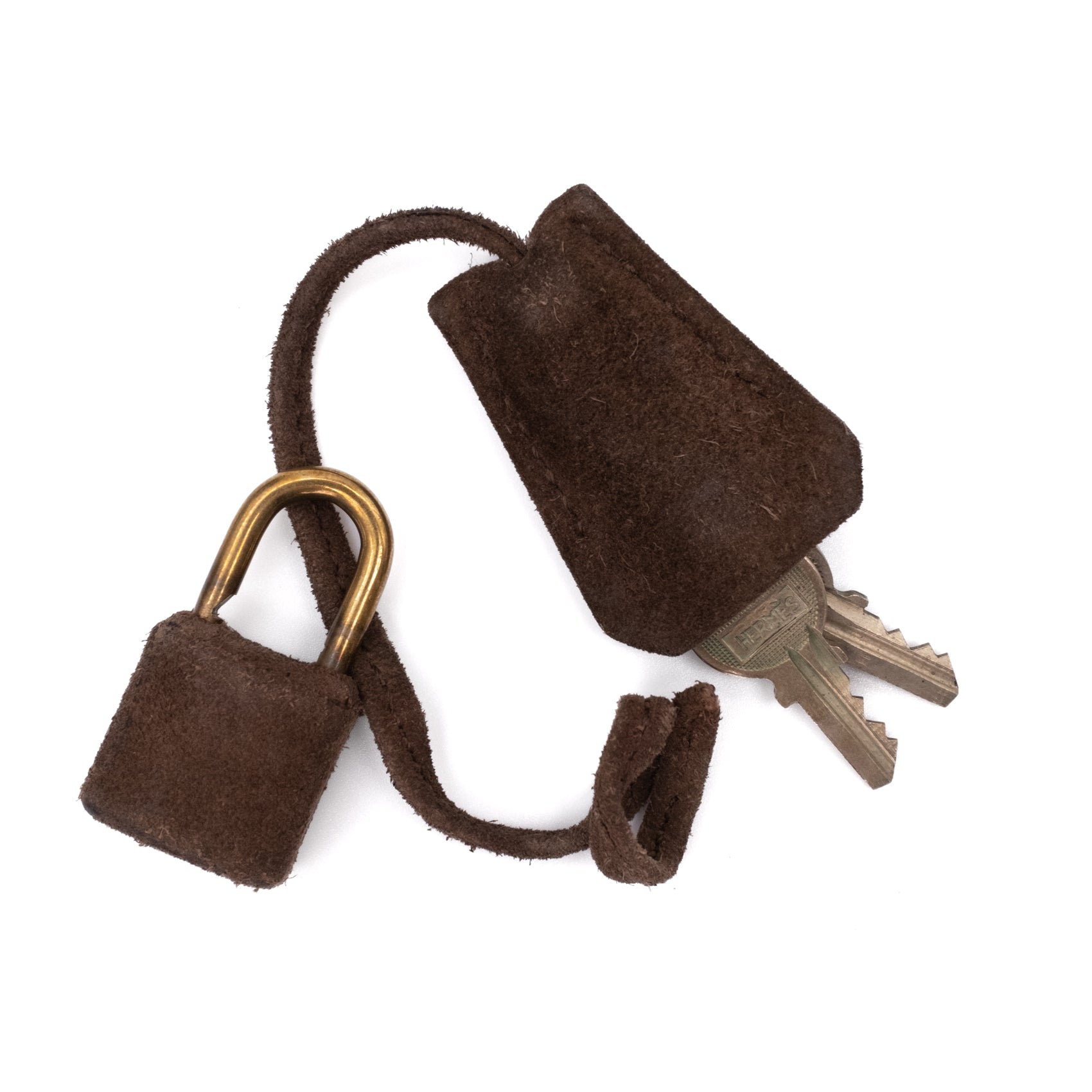 Hermès Kelly 28 Sellier Wildleder Veau Doblis Noisette Dunkelbraun GHW