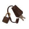 Hermès Kelly 28 Sellier Wildleder Veau Doblis Noisette Dunkelbraun GHW