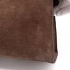Hermès Kelly 28 Sellier Wildleder Veau Doblis Noisette Dunkelbraun GHW
