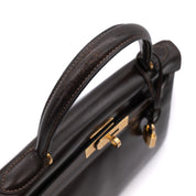 Hermès Kelly 28 Boxcalf Chocolate Braun Retourne GHW