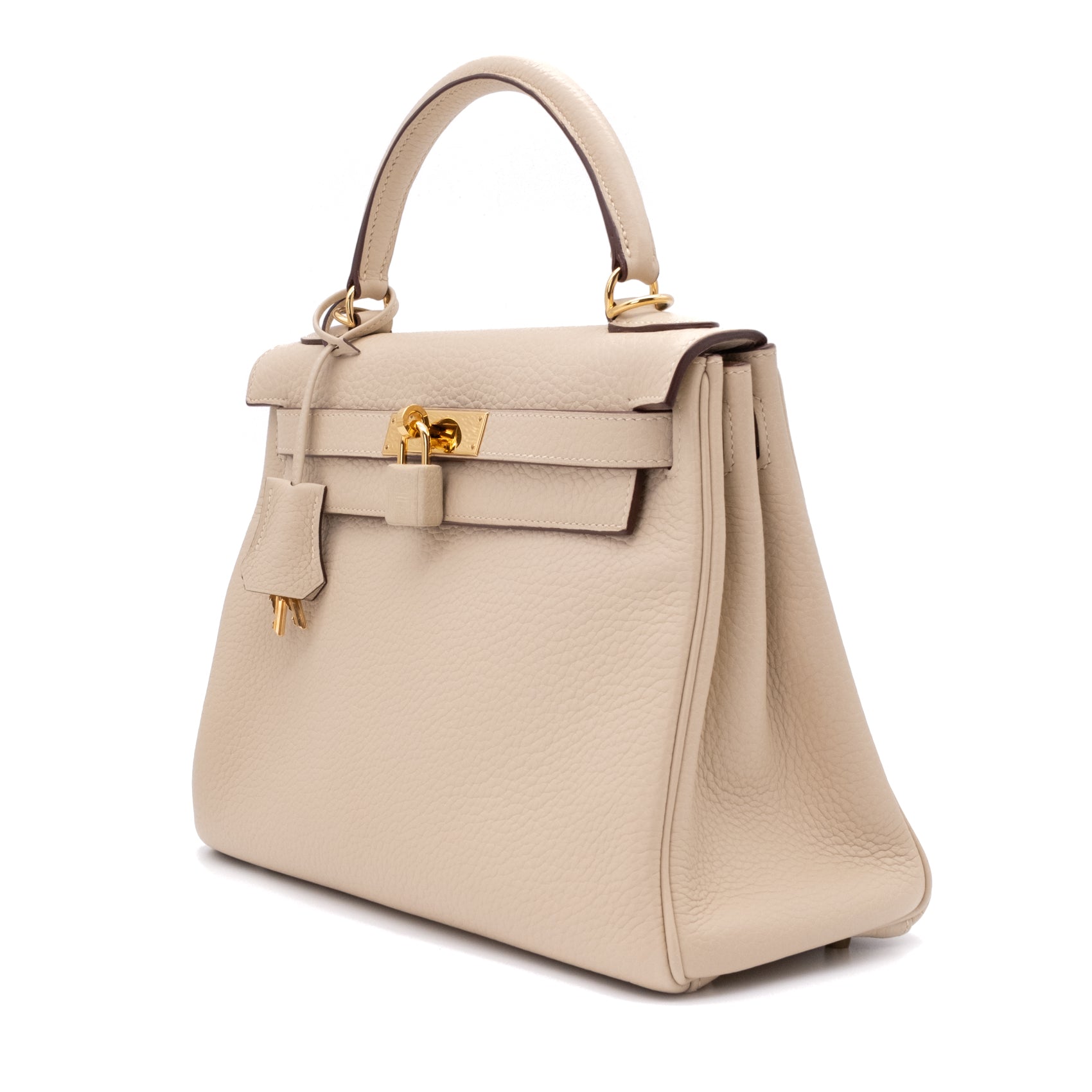 Hermès Kelly 28 Retourne Parchemin Taurillon Clemence GHW
