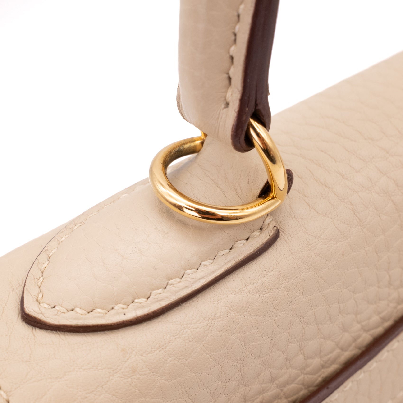 Hermès Kelly 28 Retourne Parchemin Taurillon Clemence GHW