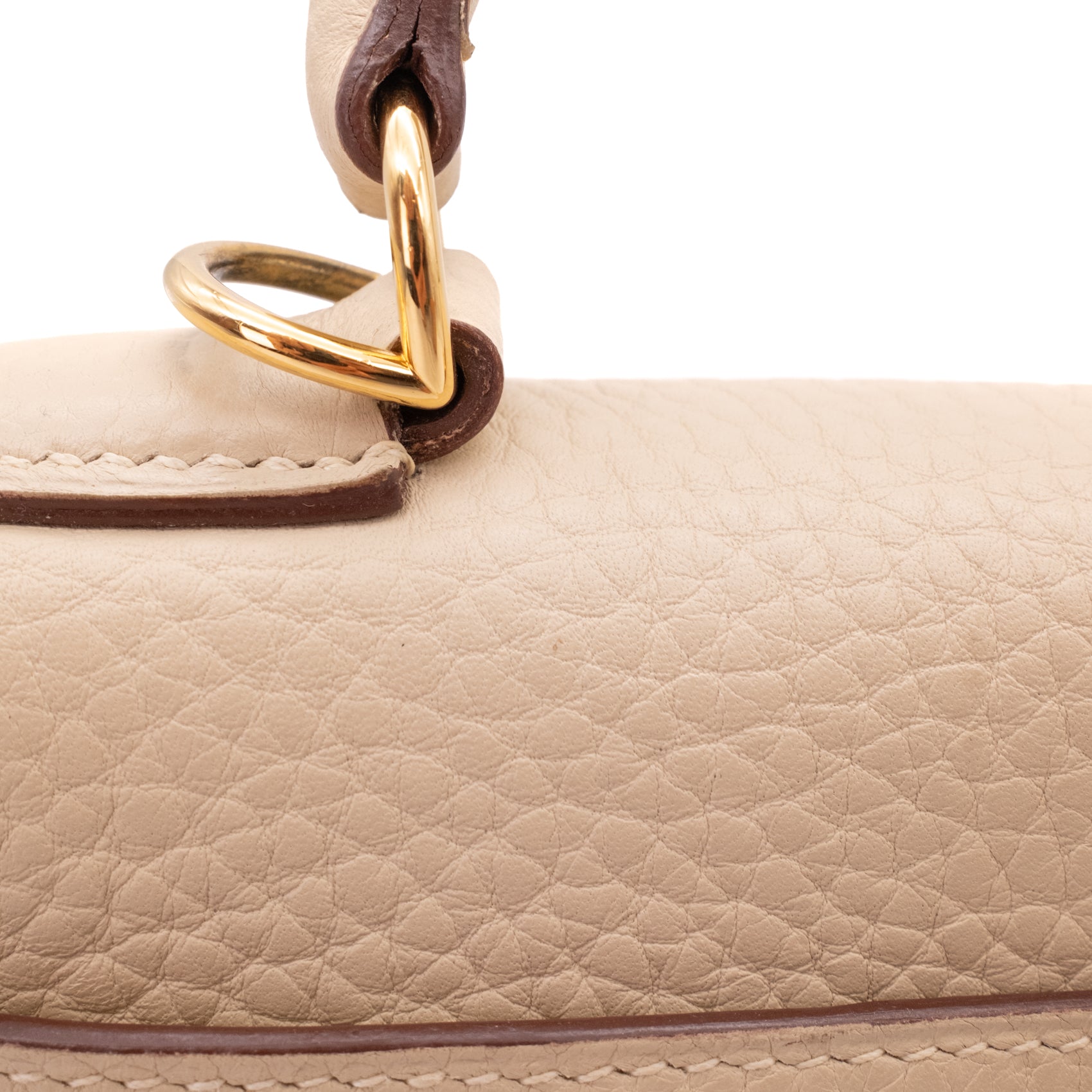 Hermès Kelly 28 Retourne Parchemin Taurillon Clemence GHW